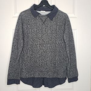 Soft Joie layered collar pullover sweater